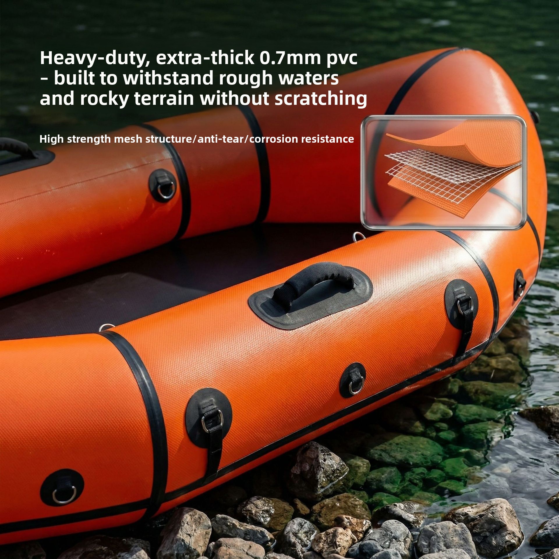 Inflatable Backpack Boat Singl - Fishing Kayak Inflatable ulasan dan harga
