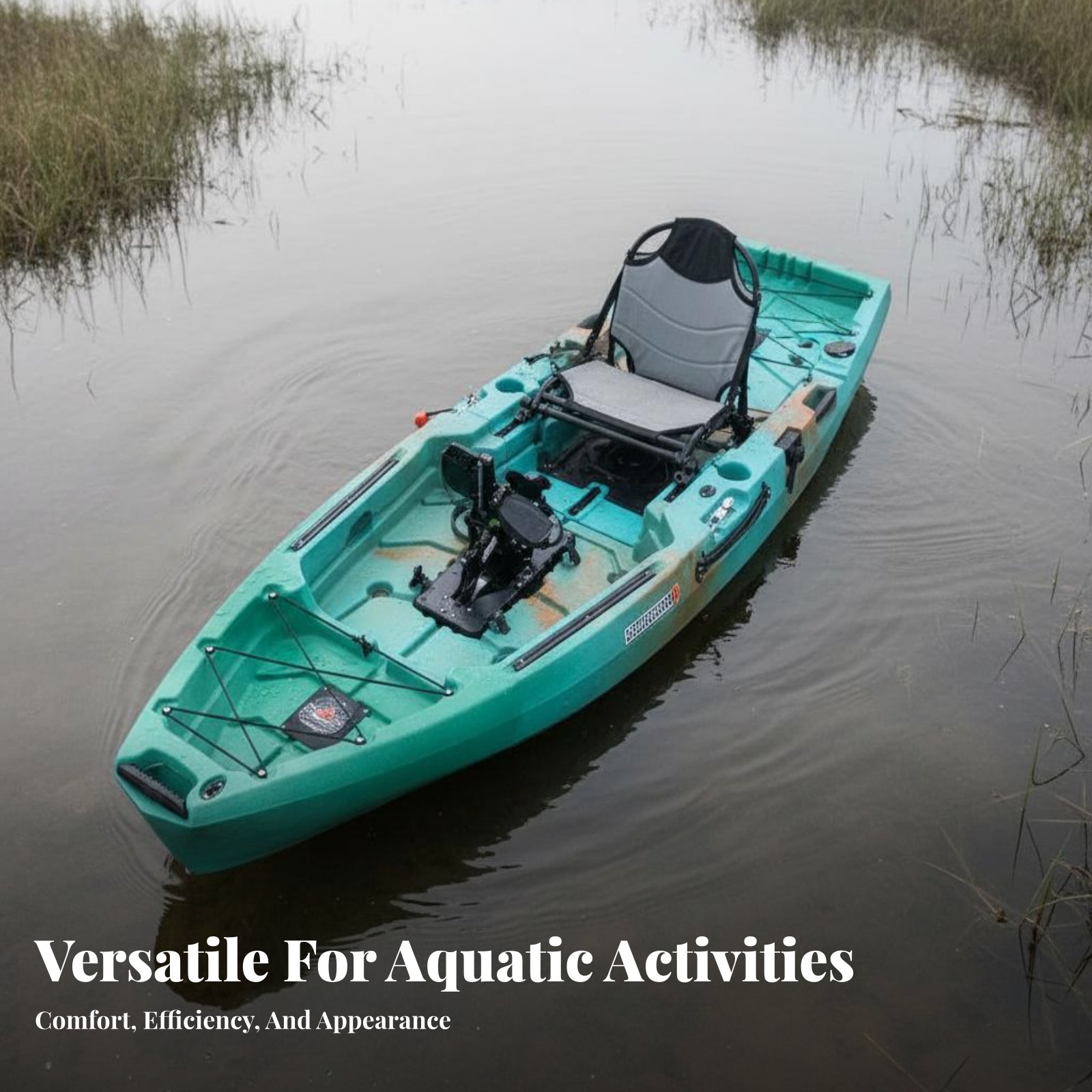 Pedal Drive Fishing Boat Folda - Fishing Kayak Inflatable ulasan dan harga