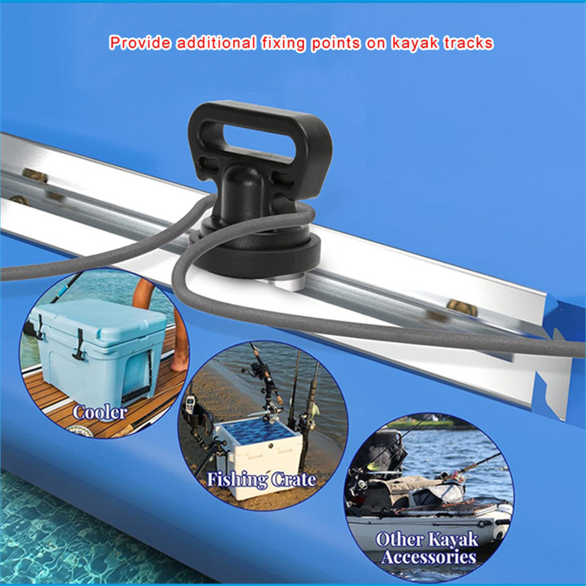 2525+ 4PCS Marine Track Mount  - Fishing Kayak Crate ulasan dan harga